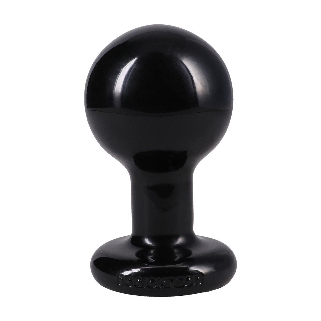 Doc johnson The Classic - Round Butt Plug - 3 Piece Set - Black (782421105600)