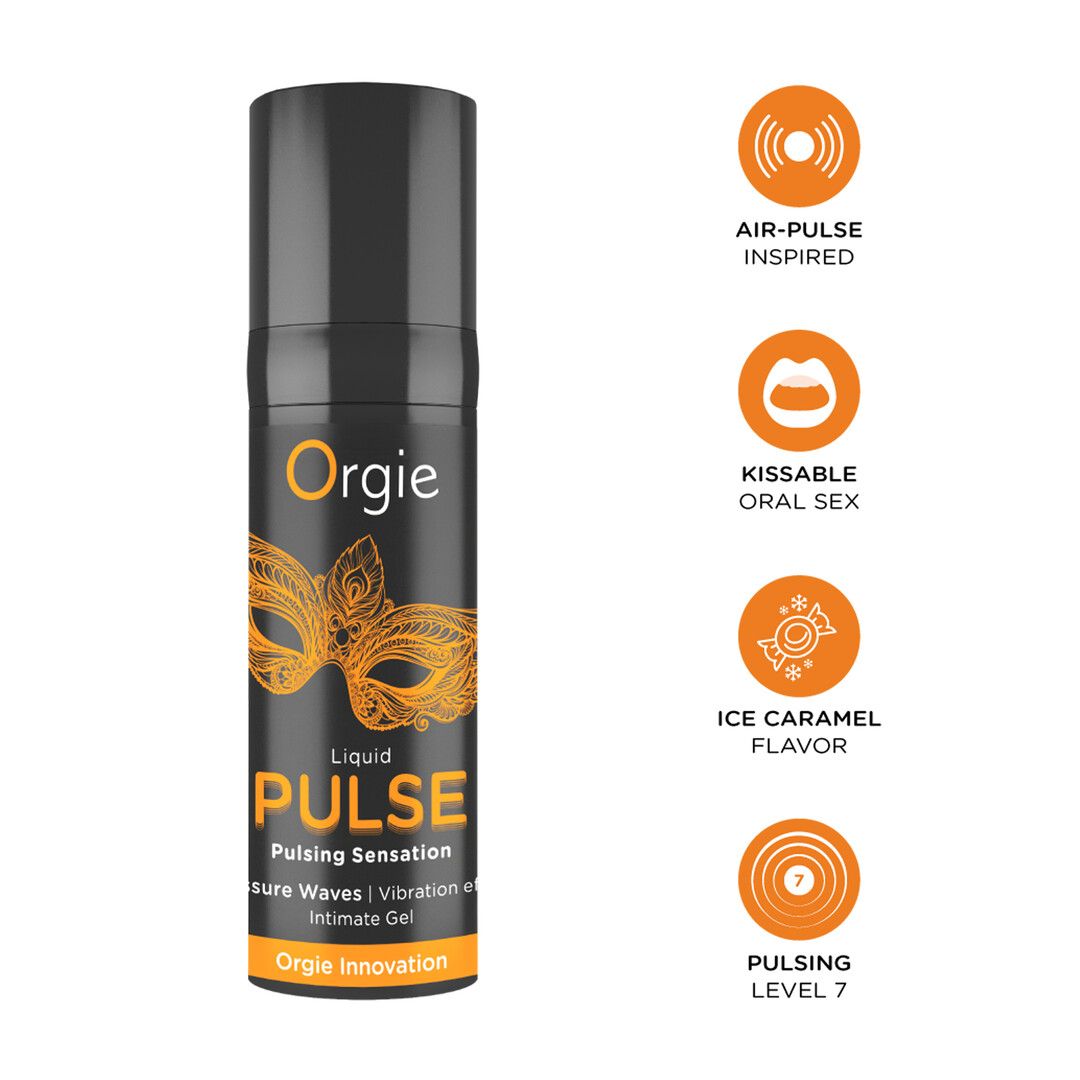 Orgie Liquid Pulse - Pulsende Sensatie Opwindende Intieme Gel - 0,5 fl oz / 15 ml (5600767388158)