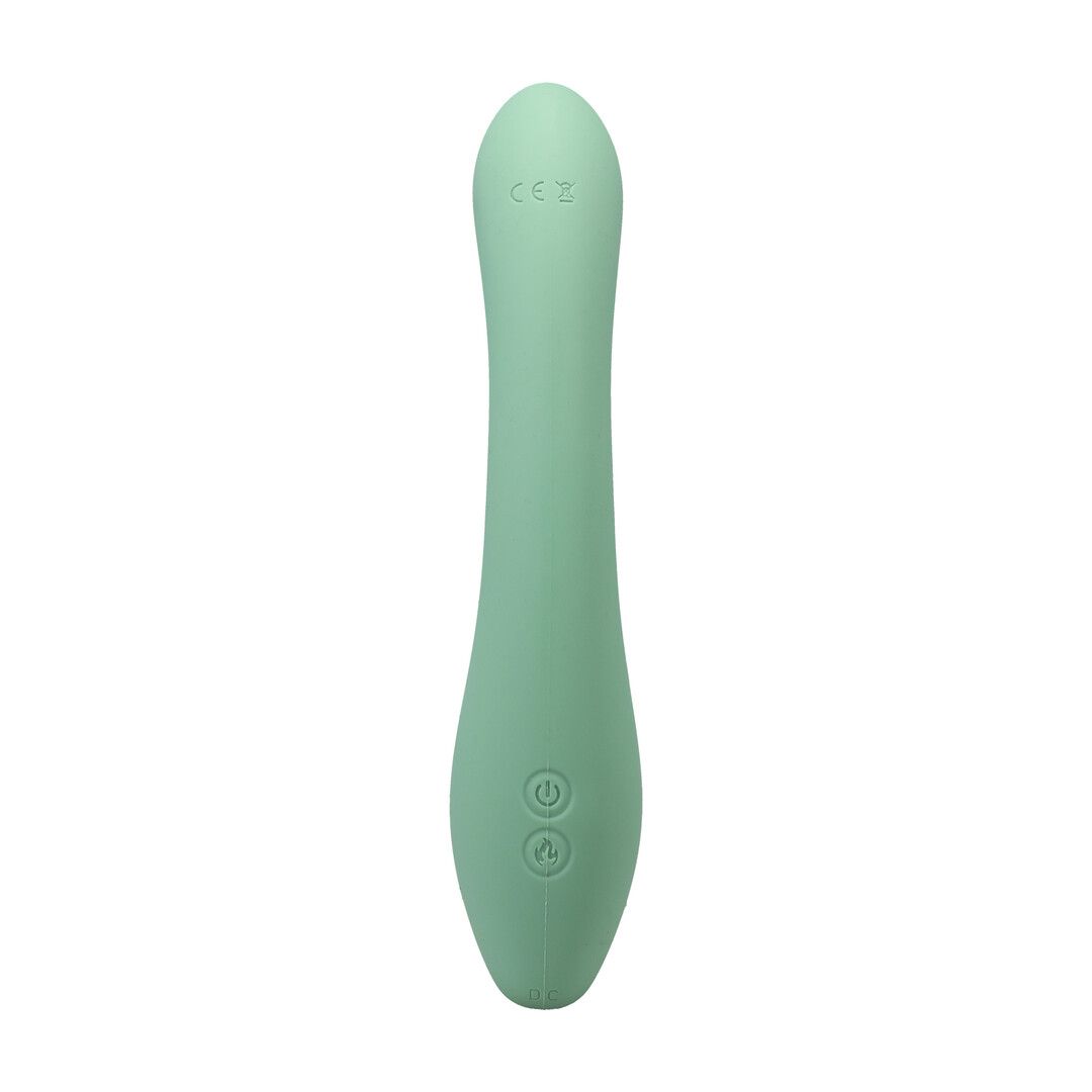 Doc johnson Into The C - Kakui Me - Warming Beaded Rabbit Vibrator - Kelp Green (782421101985)