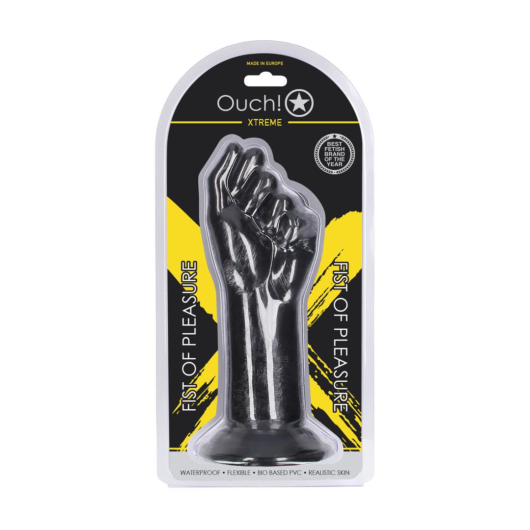 Ouch! by shots Fist of Pleasure - Fist Dildo - 21 cm - Black (8714273017369)