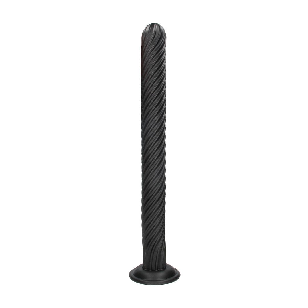 Ouch! by shots Titan Twist - Anal Plug - 48 cm - Black (8714273017390)
