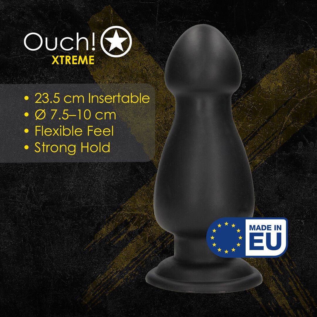 Ouch! by shots Overdrive - Anal Plug - 23,5 cm - Black (8714273017444)