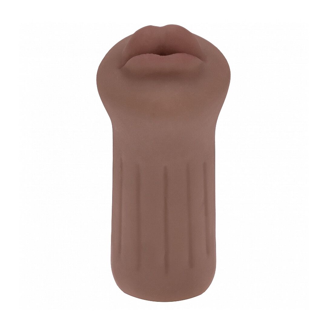 Xkin by shots Raw - The Grip - TPE Kleine Masturbator - 137g - Bruin (8714273028709)