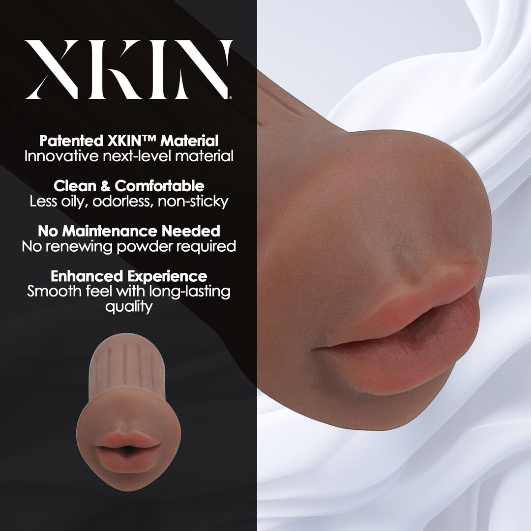 Xkin by shots Raw - The Grip - TPE Kleine Masturbator - 137g - Bruin (8714273028709)