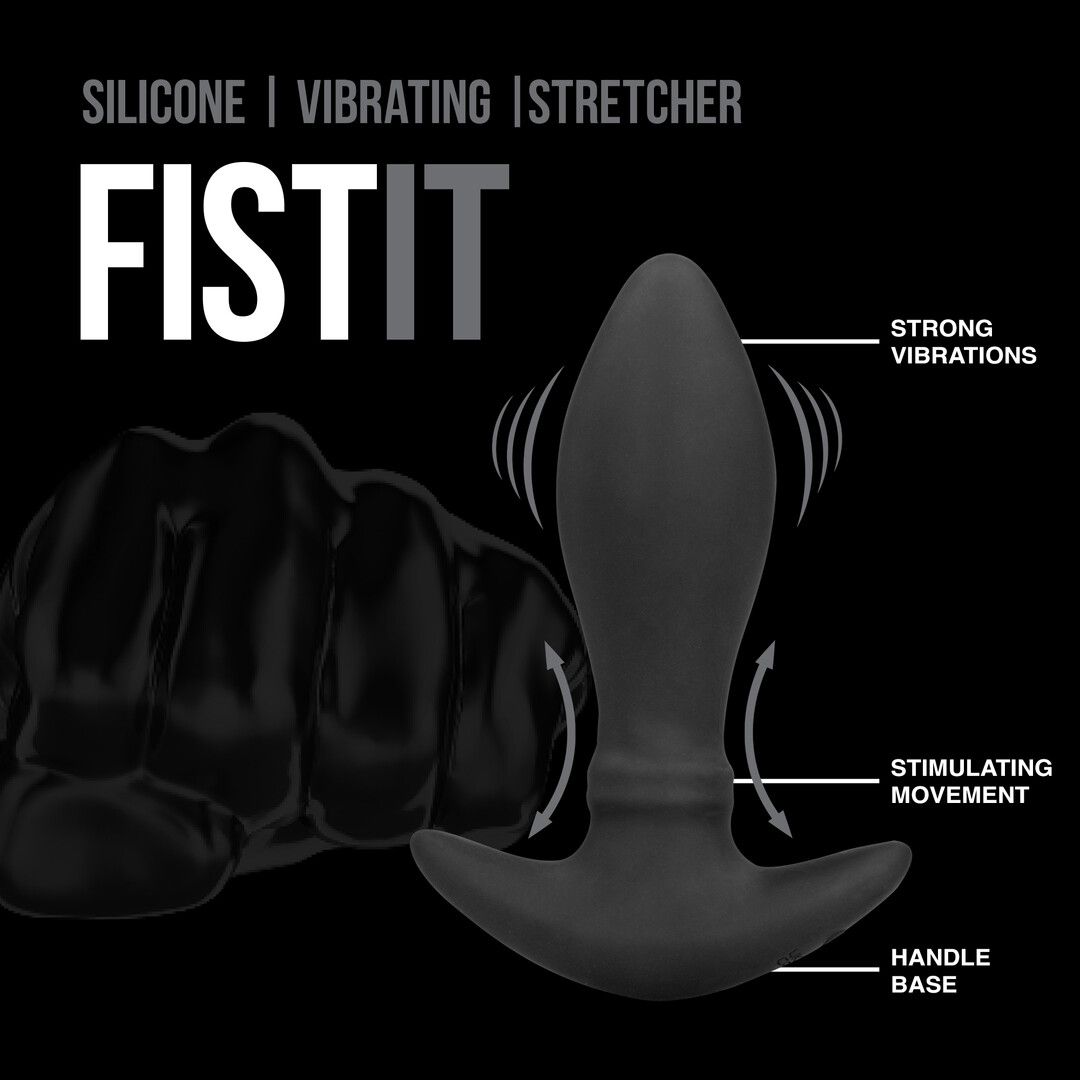 Fist it by shots De ASS - Anale Zelfdoorlatende Stretcher - Zwart (8714273042125)