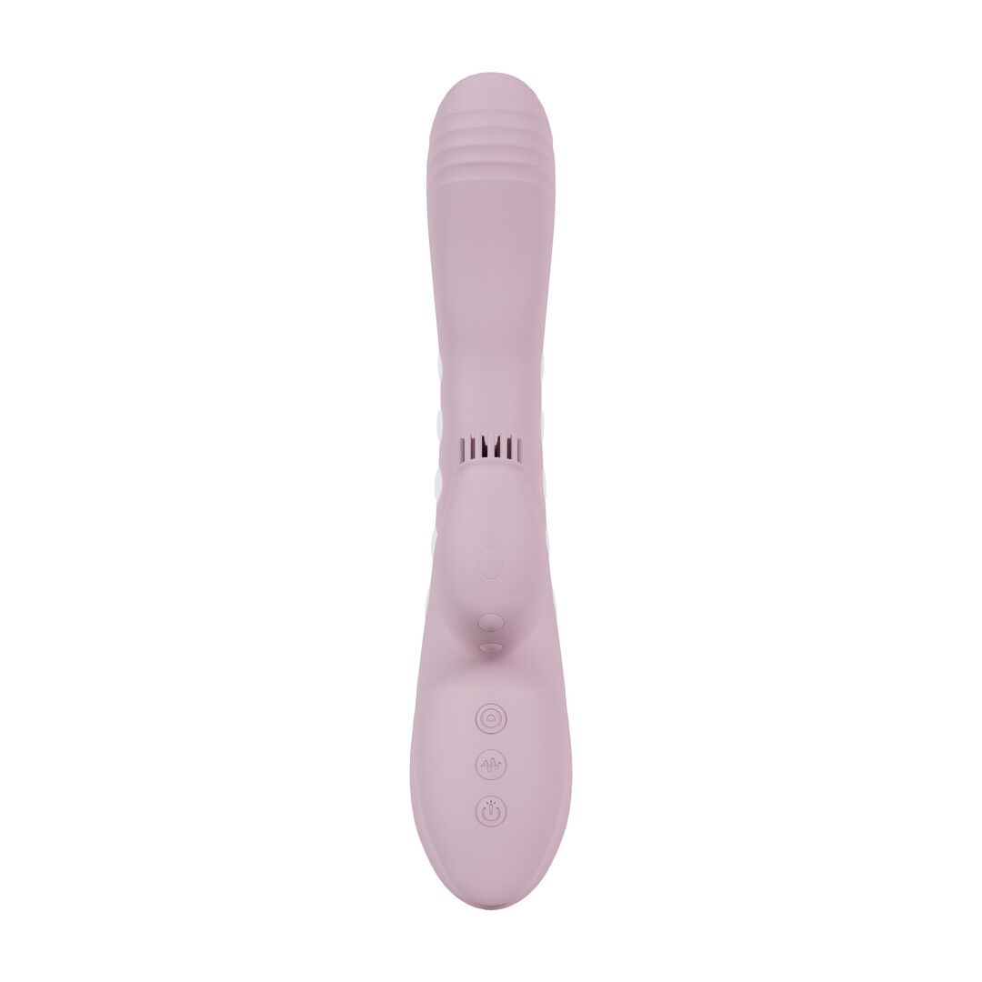 Vive by shots Andria - G-Spot Vibrerende en Tik Clit Stimulator met LED - Roze (8714273030061)