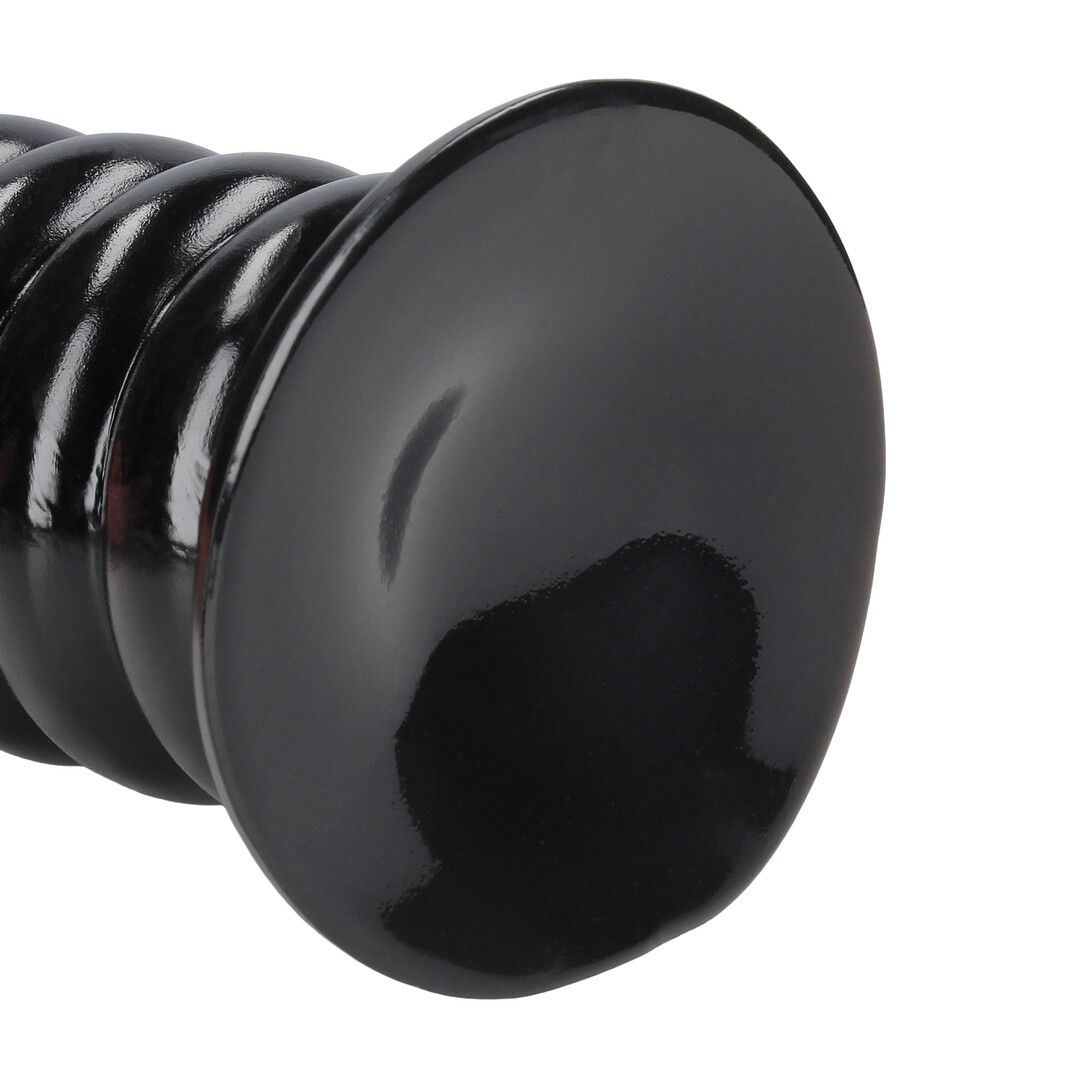 Ouch! by shots Spiral Force - Anal Plug - 23,5 cm - Black (8714273017468)