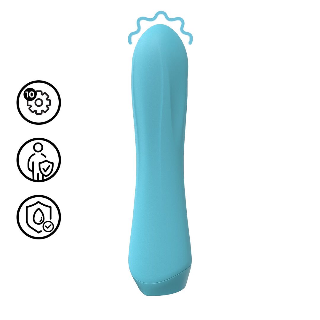 Loveline by shots Mini Vibrator - Blauw (8714273021496)