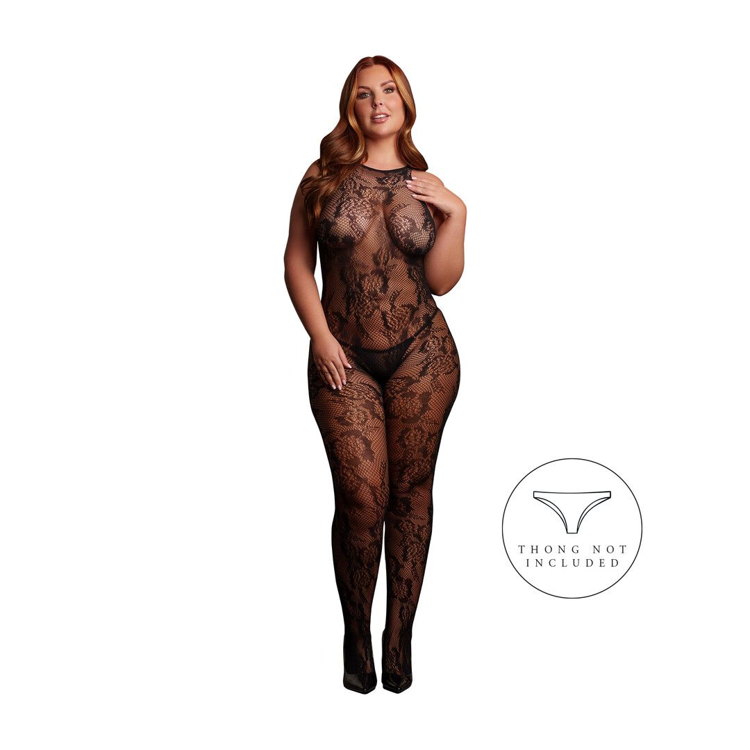 Le désir by shots Matilda - Lace Bodystocking - Queen Size - Black (8714273020871)