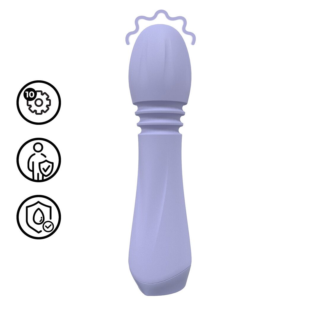 Loveline by shots Mini Flexibele Wand Vibrator - Lavendel (8714273021489)