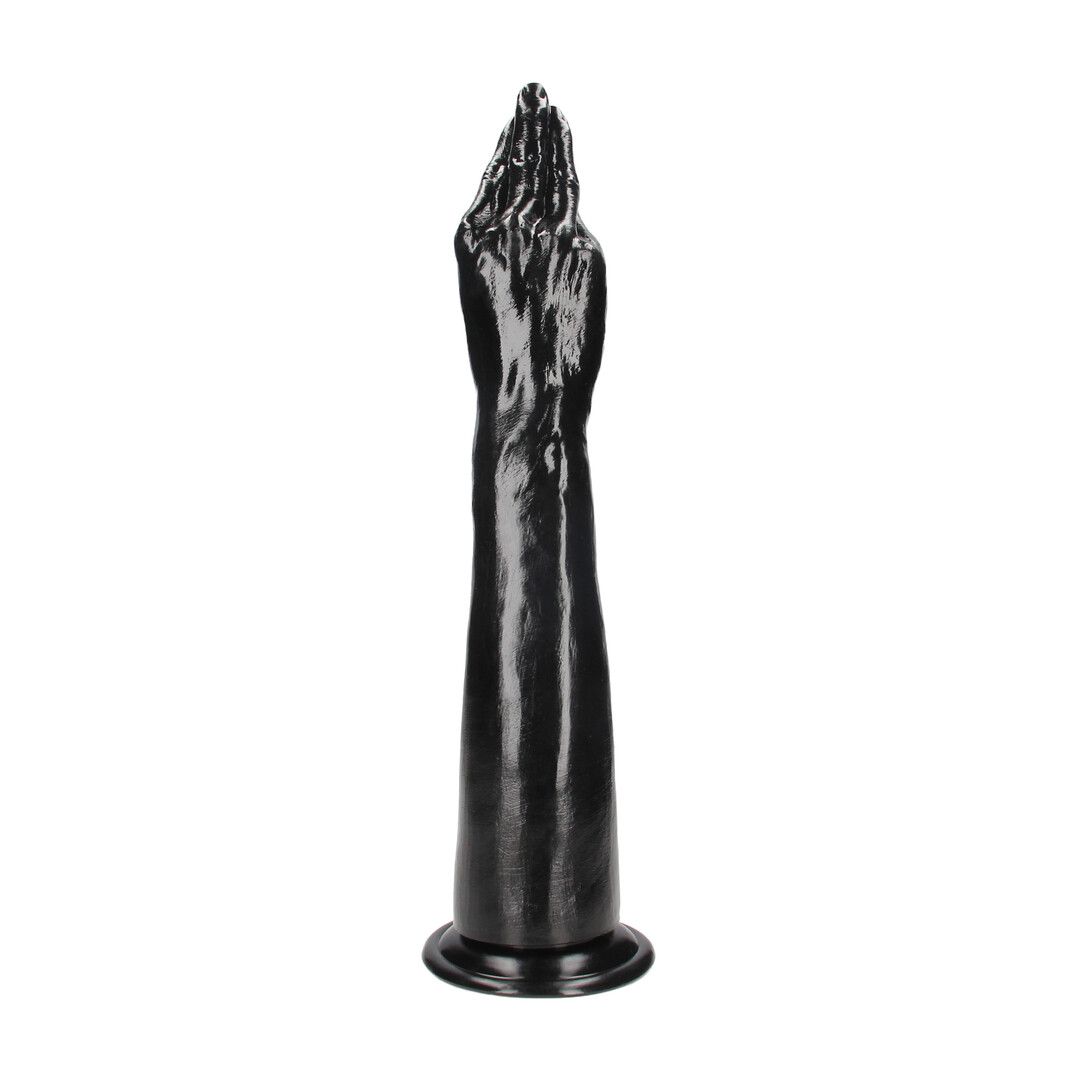 Ouch! by shots Helping Hand - Hand with Forearm Dildo - 38 cm - Black (8714273017376)