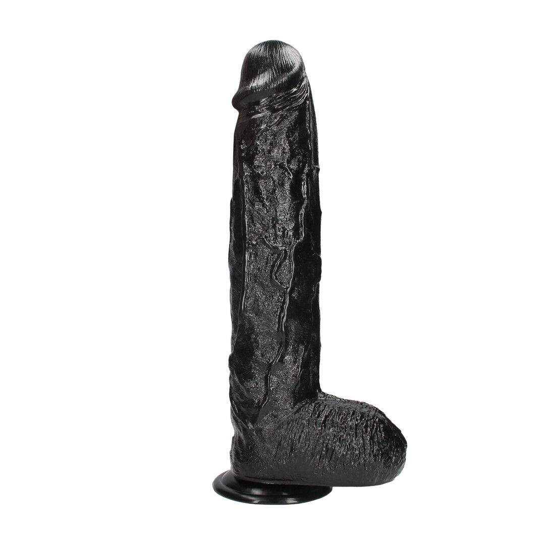 Ouch! by shots Realistic Giant - Realistic Dildo - 32 cm - Black (8714273017505)