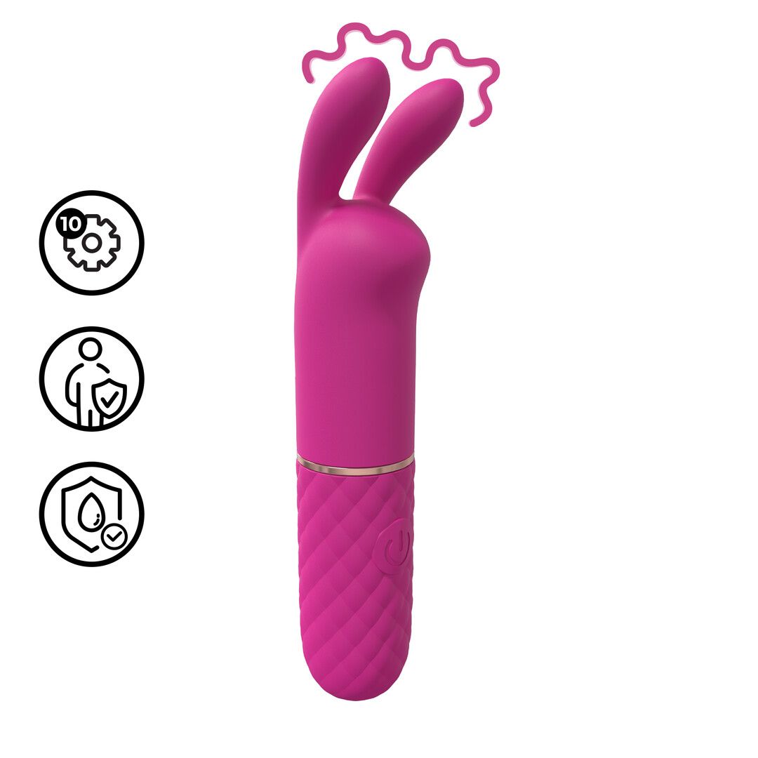Loveline by shots Mini Konijn Vibrator - Roze (8714273021403)