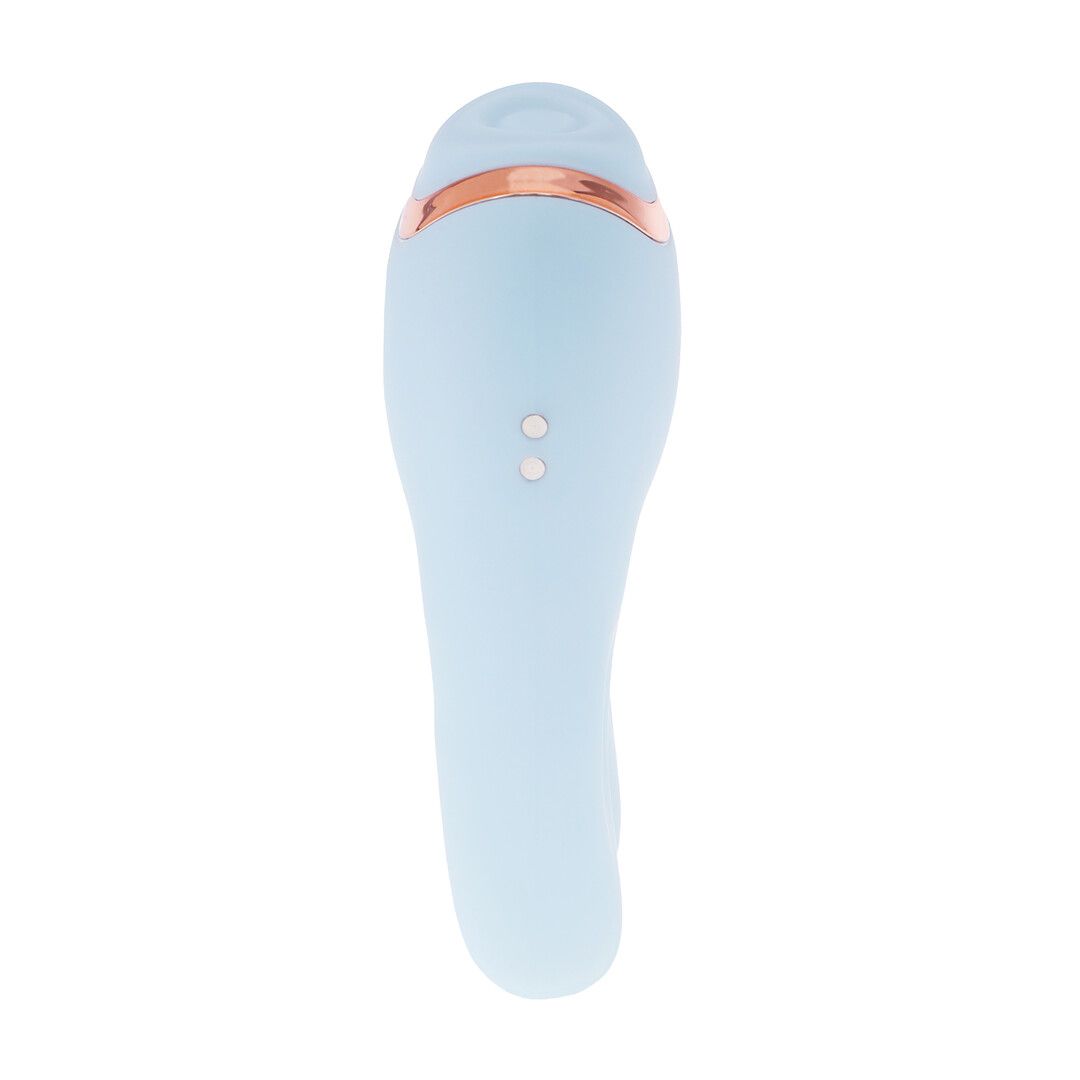 Loveline by shots Bonnie - Dubbelzijdige Tapping Vibrator - Blauw (8714273059758)