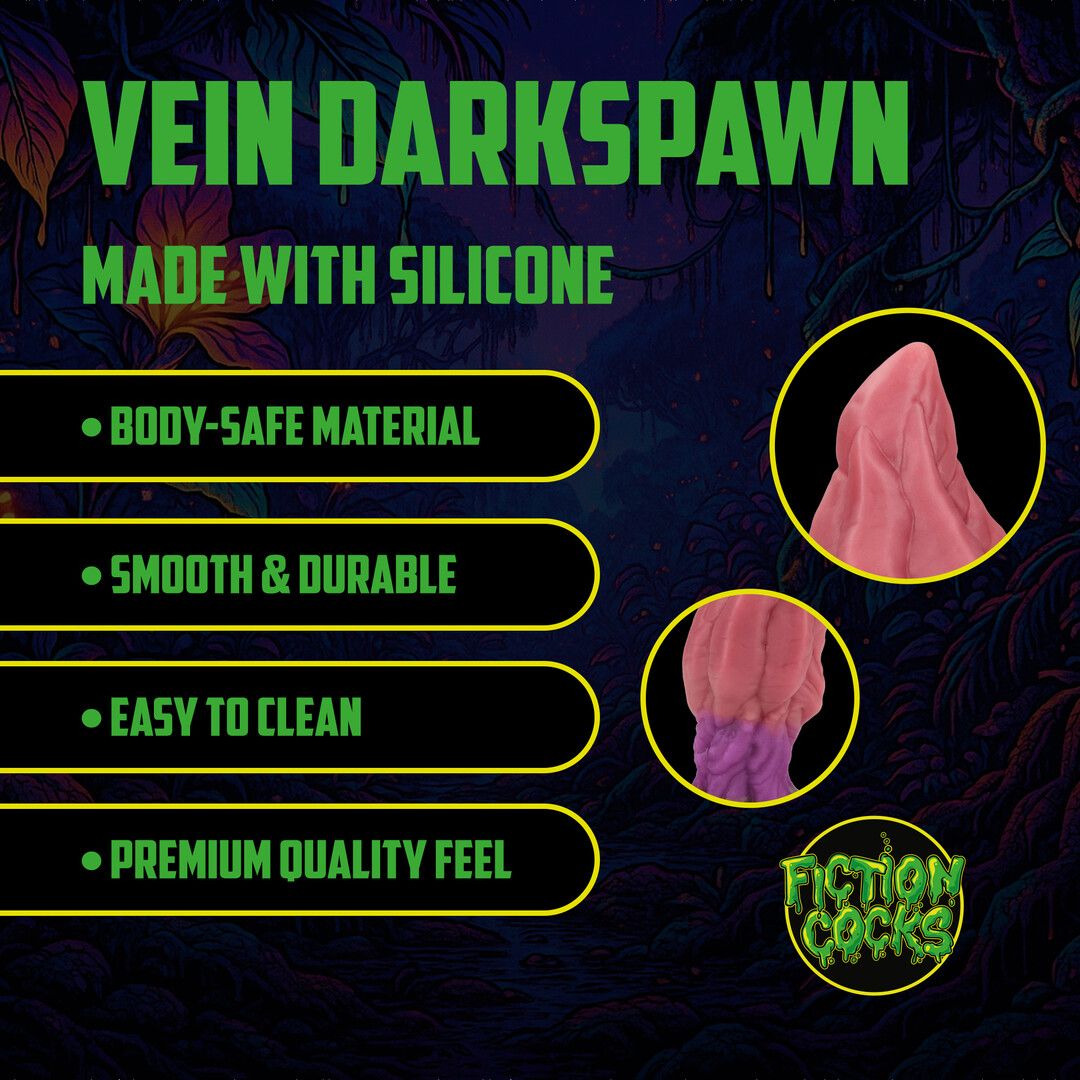 Ouch! by shots Vein Darkspawn - Silicone Butt Plug - Purple (8714273024480)