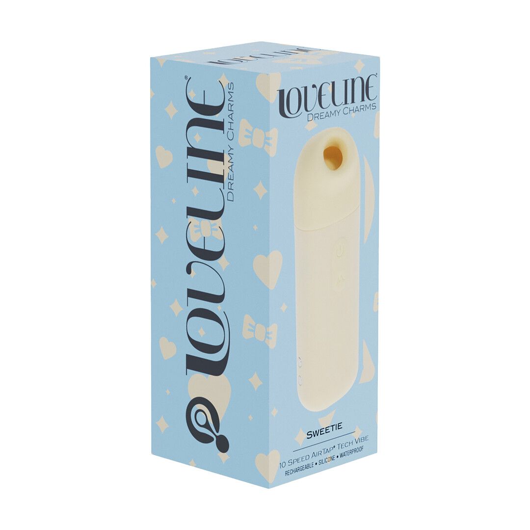 Loveline by shots Sweetie - AirTap Vibrator - Geel (8714273059840)