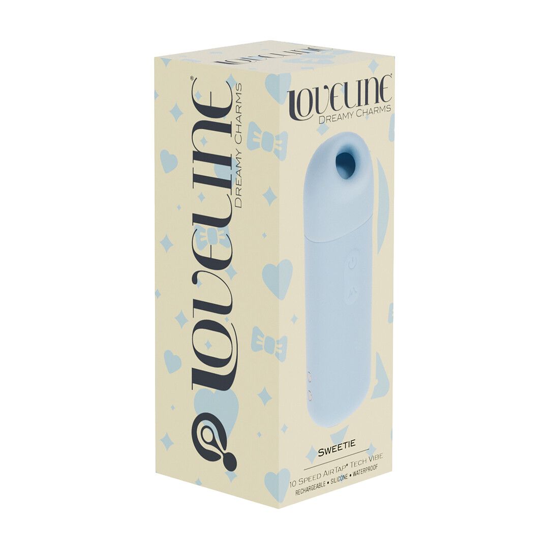 Loveline by shots Sweetie - AirTap Vibrator - Blauw (8714273059826)