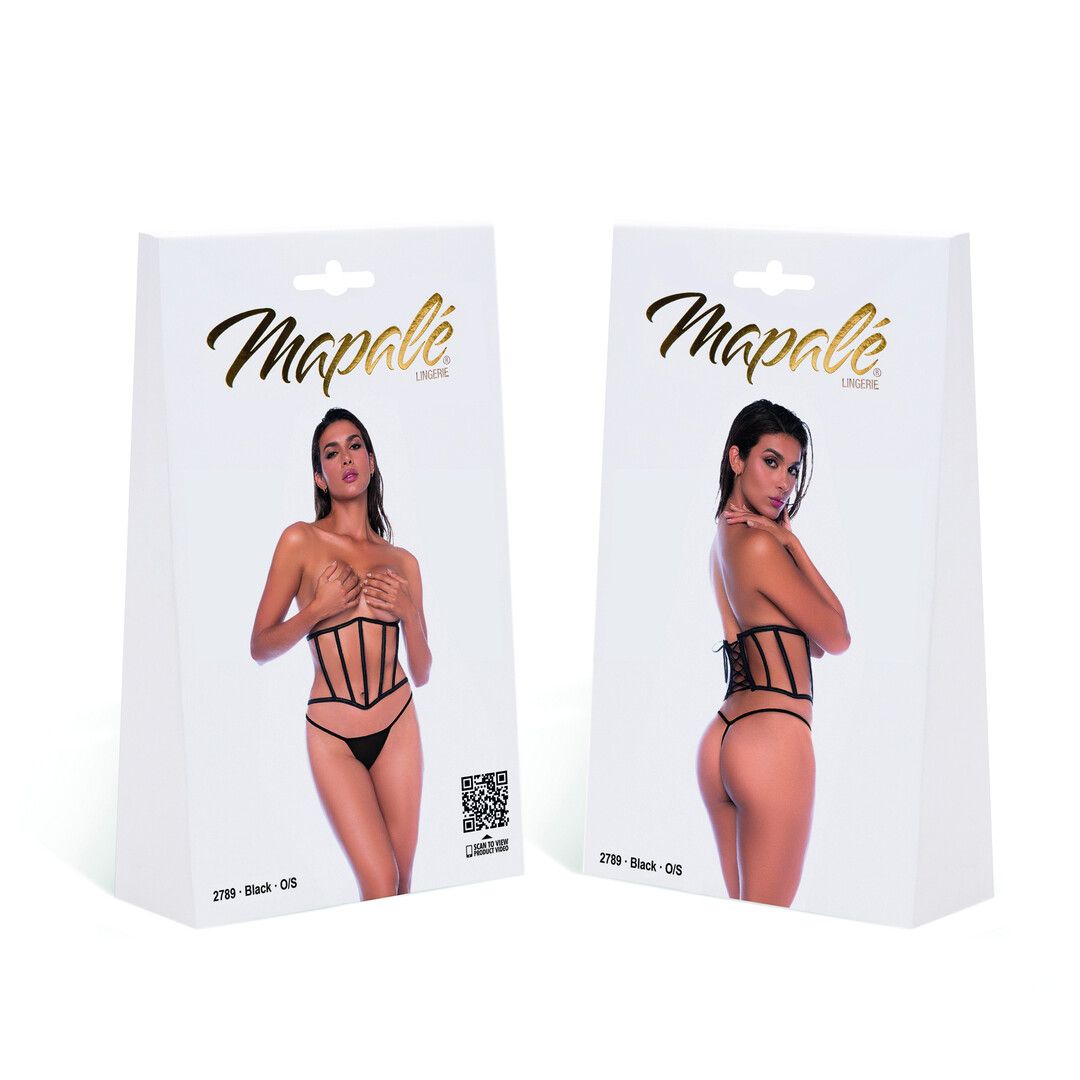 Mapalé Twee-delige set - Één maat - Zwart (190602207096)