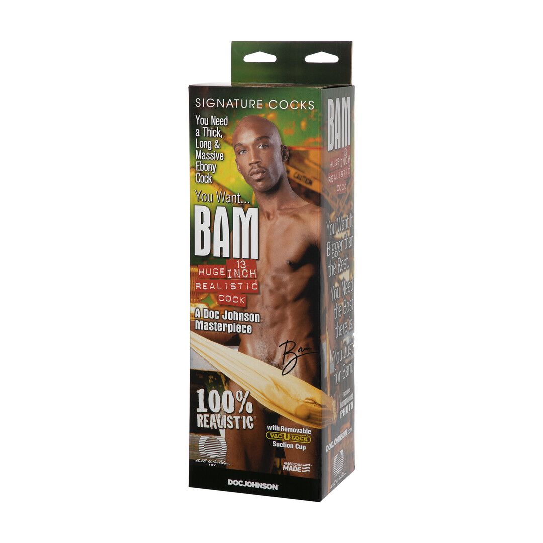 Doc johnson Bam - Big Realistic Dildo - 13 / 34 cm (782421436001)