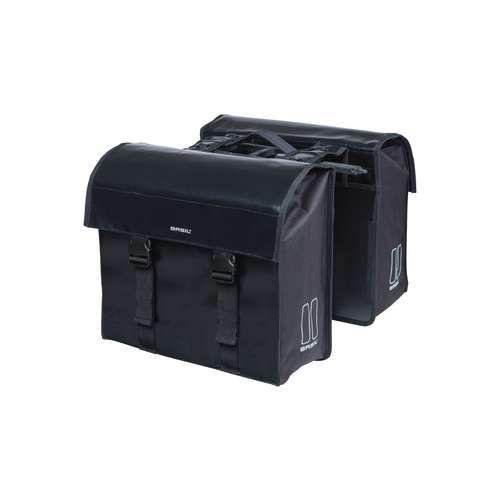 Basil fietstas dubbel Urban load zwart MIK 48-53L (8715019183256)
