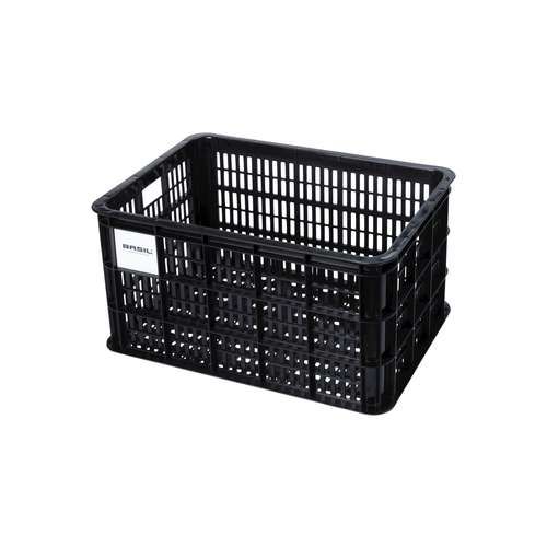 Basil fietskrat L 40L recycled zwart (8715019211584)
