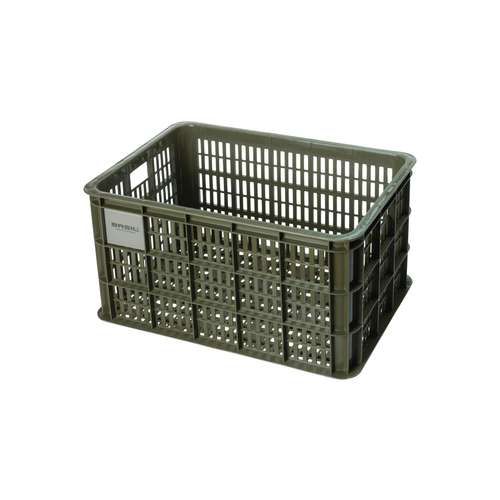 Basil fietskrat L moss green 40L recycled (8715019211607)