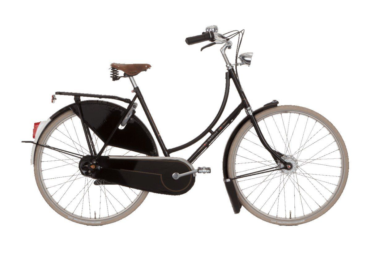 Gazelle Tour Populair C8 Dames zwart 57cm 2024 (F.12350)