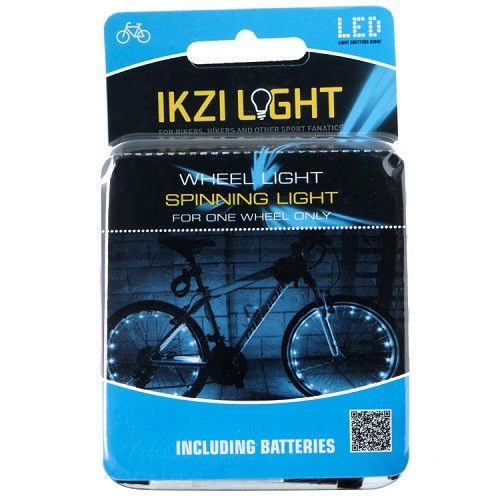 Wanten ondernemer onderdelen IKZI Light wiellicht Spinning light 20 led batteri - Steve's BikeStore