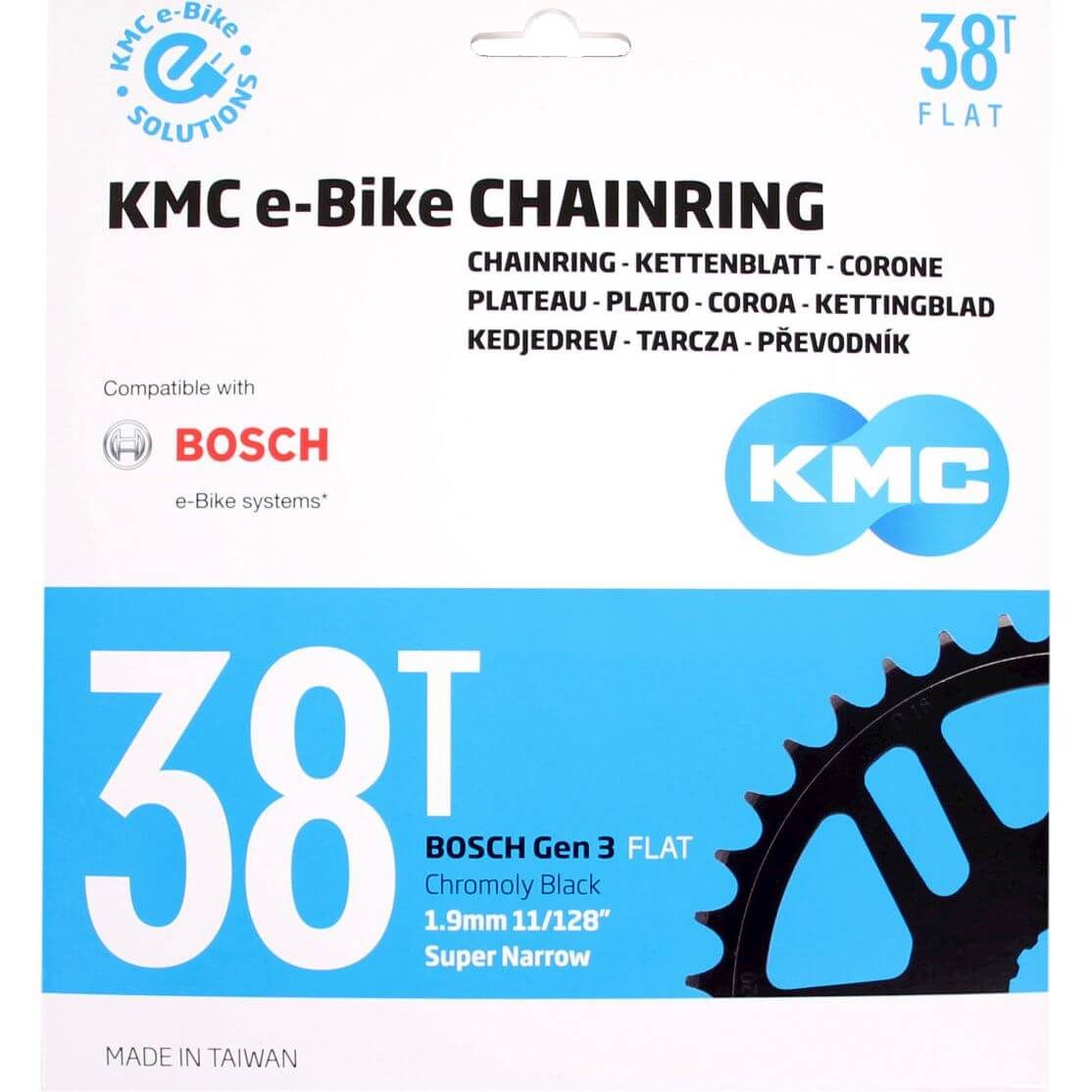 KMC kett blad 38T Bosch Gen 3 (8719189051667)