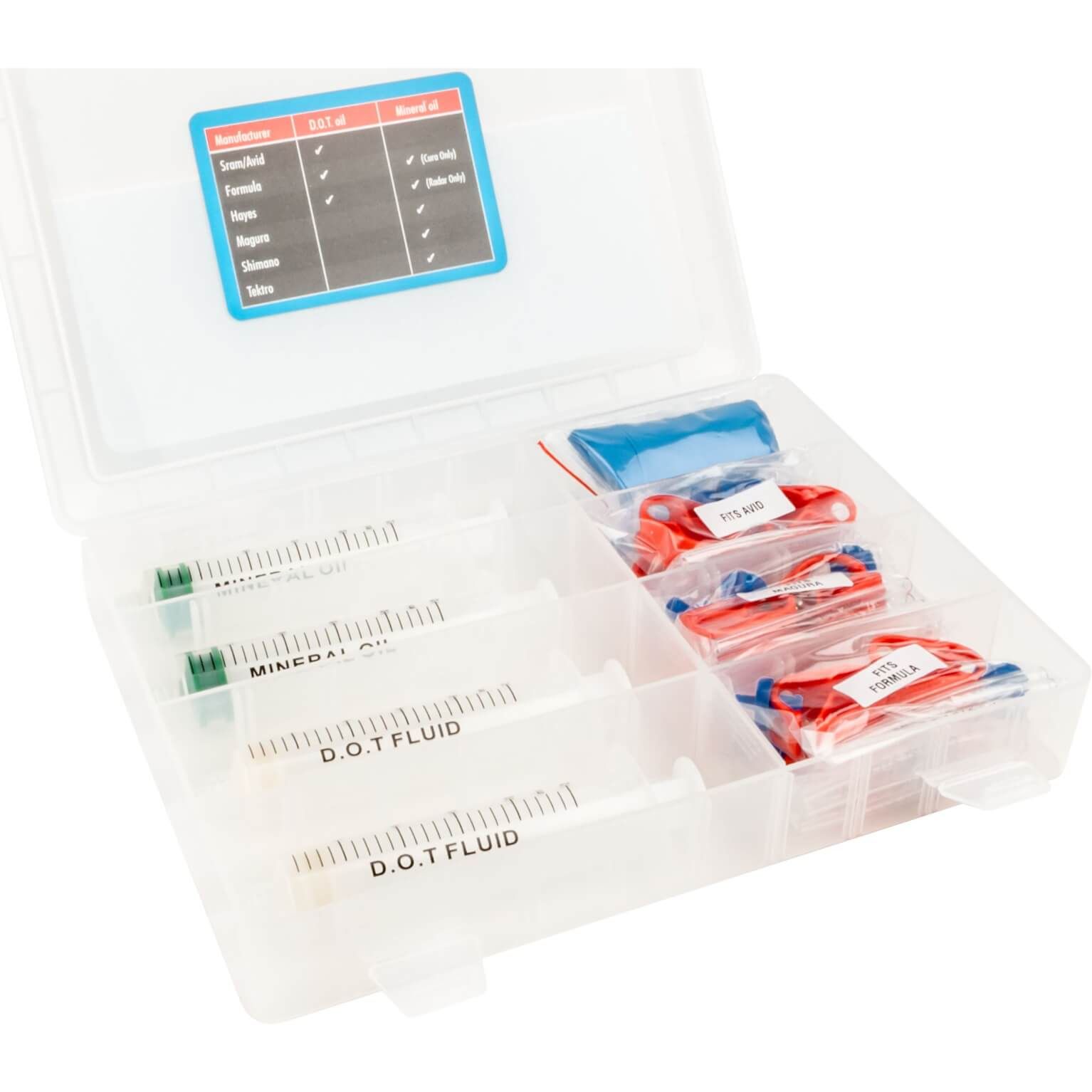 Elvedes rep set hydro rem, Bleeding kit / ontlucht (8716706012040)