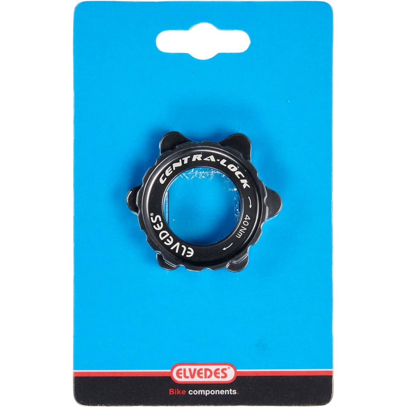 Elvedes remschijf adapter centerlock CNC + ring zw (8716706012828)