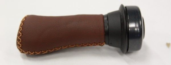 Gazelle Handvat links aero 100mm leer (8717118227466)