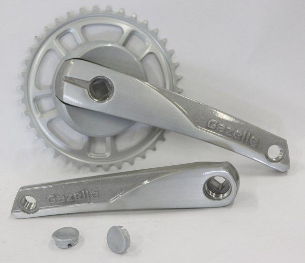 Gazelle Crankset alu met blad staal 38T (8717118149645)