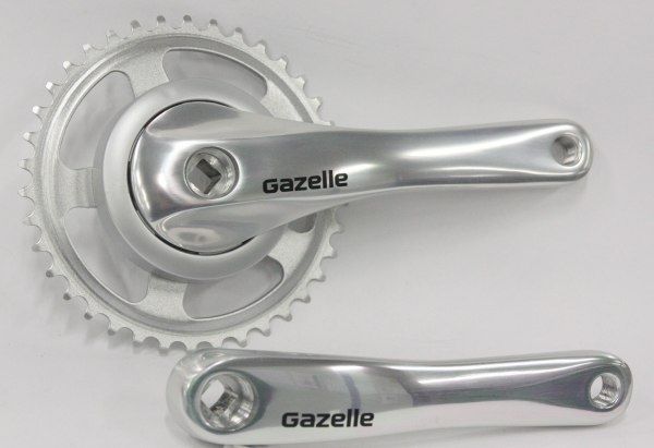 Gazelle Crankset LH aluminium (8717118254783)