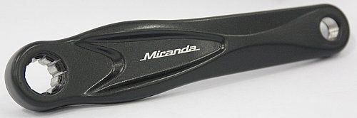 Gazelle Crank links Miranda Alfa black Isis v/Bosch (8717118369401)