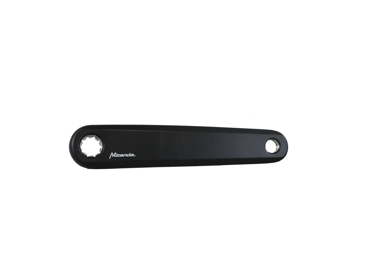 Gazelle Crank links Miranda 001 Black delta isis voor Bosc (8717118439678)