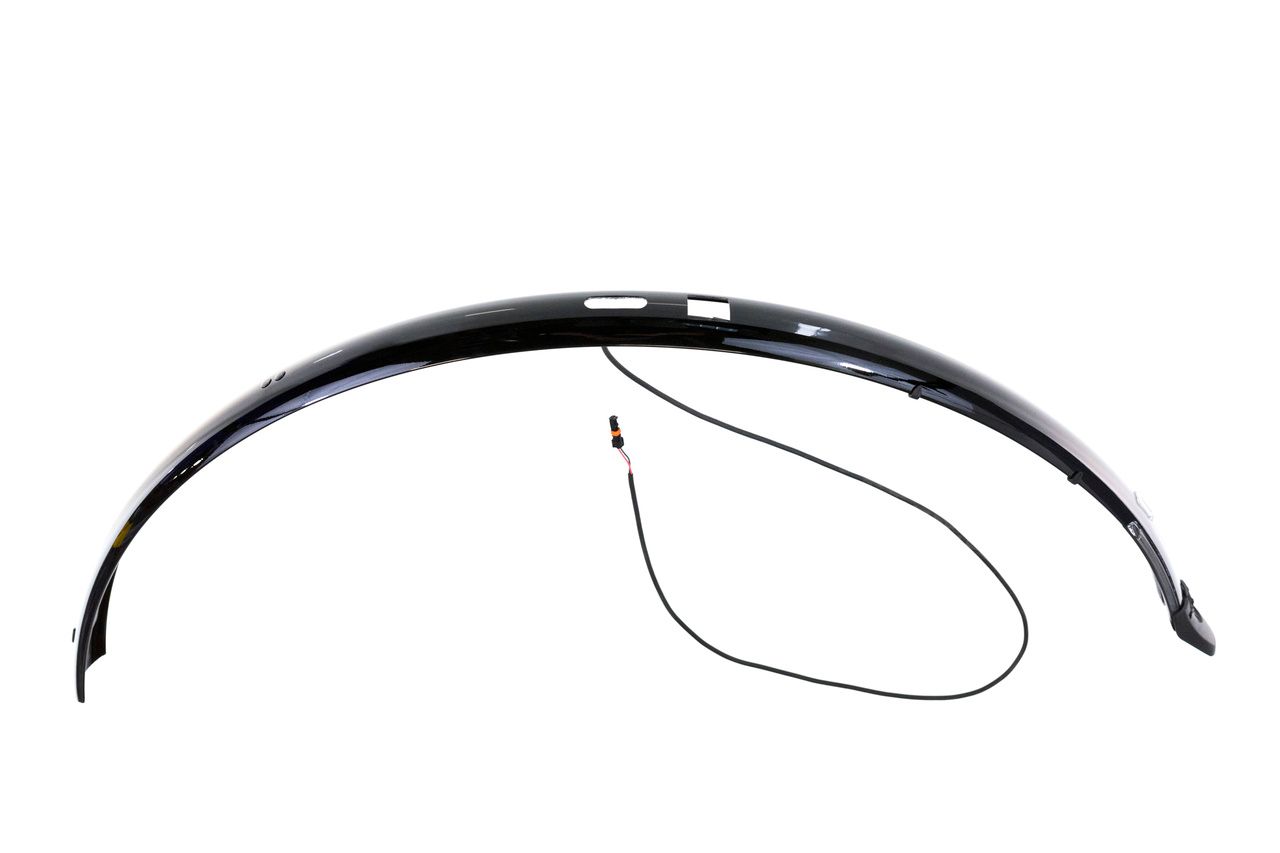 Gazelle spatbord achter 28" Black met licht (8717118529676)