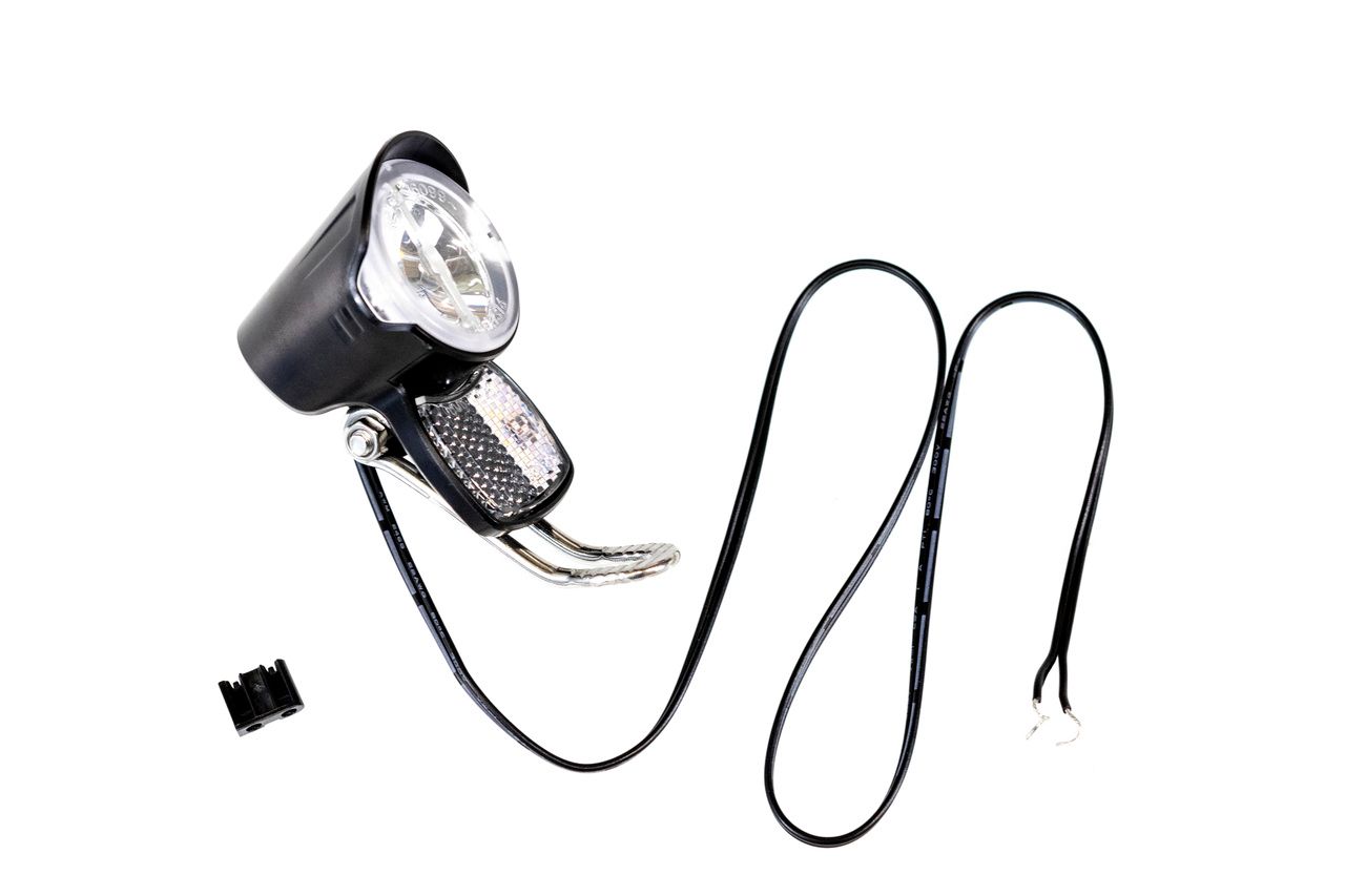 Gazelle Koplamp 15 lux brio 001 Black on/off with bracket (8717118528068)