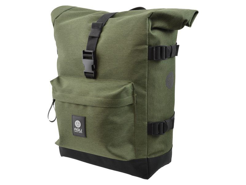 Agu enkele fietstas urban trend h2o roll-top groen (8717565561717)