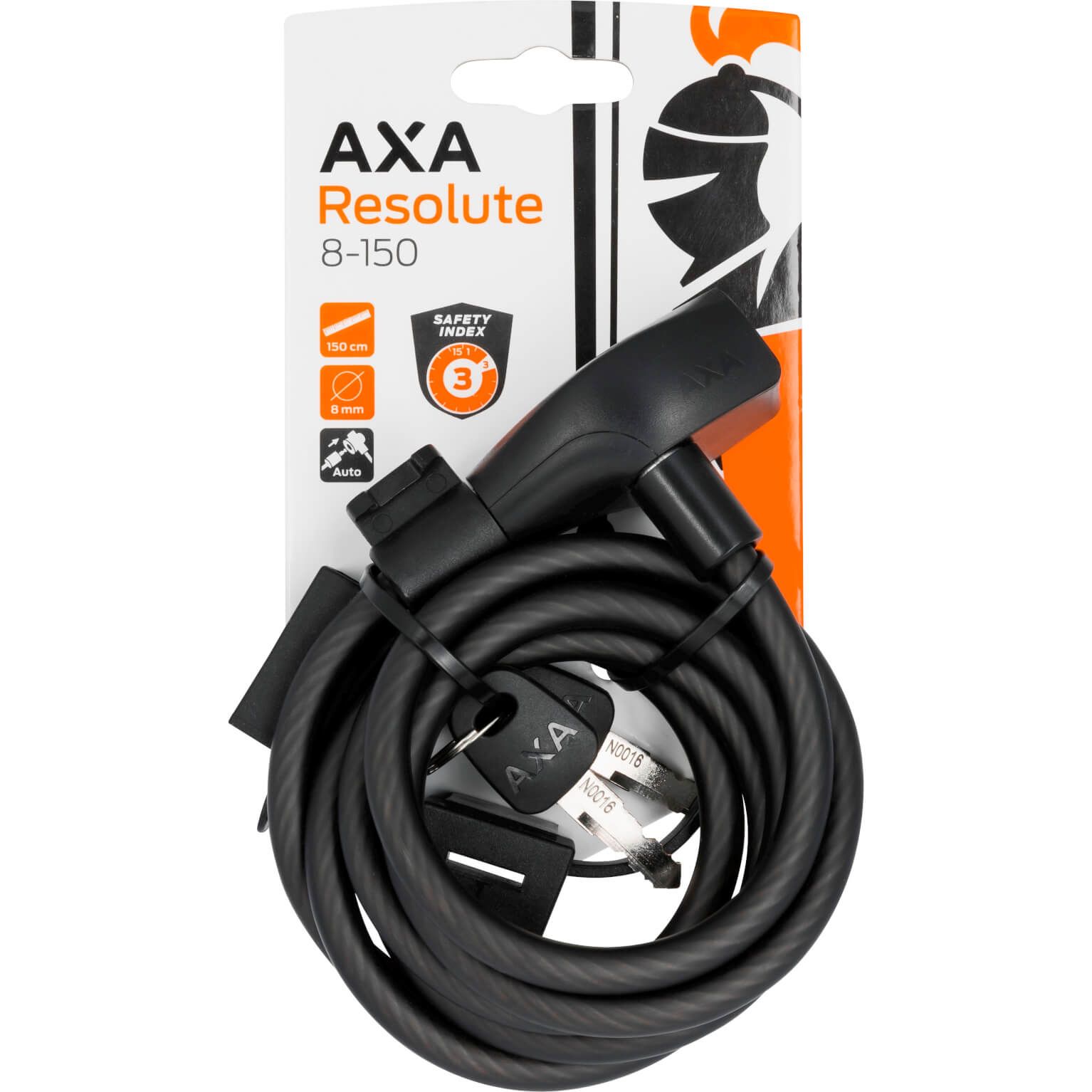 Axa Kabelslot Resolute 150/8 (8713249275437)