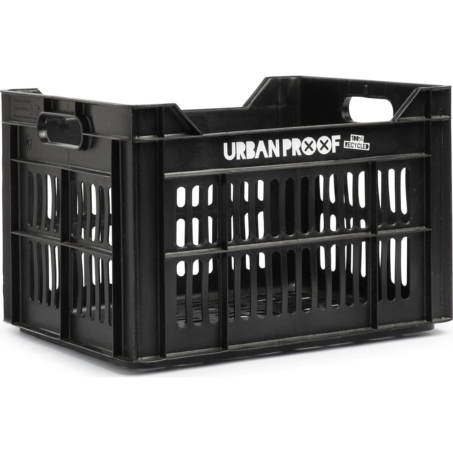 Urban proof UP Fietskrat 30L Black - RECYCLED (8714044405555)