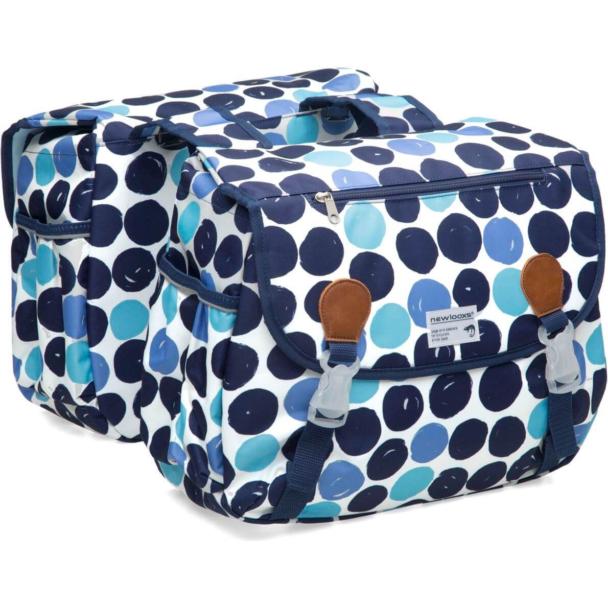 New looxs NL tas Joli dubbel Dots blauw (8714827127155)