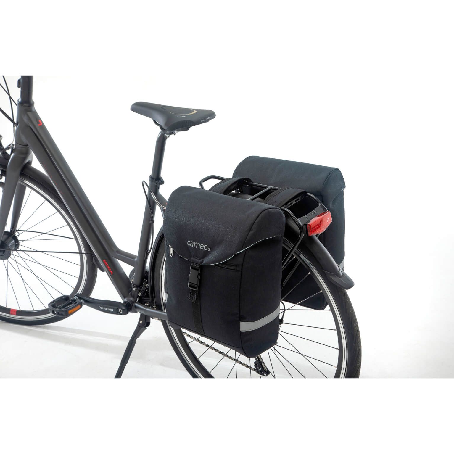 Cameo dubbele tas Sports bag black (8714827982372)