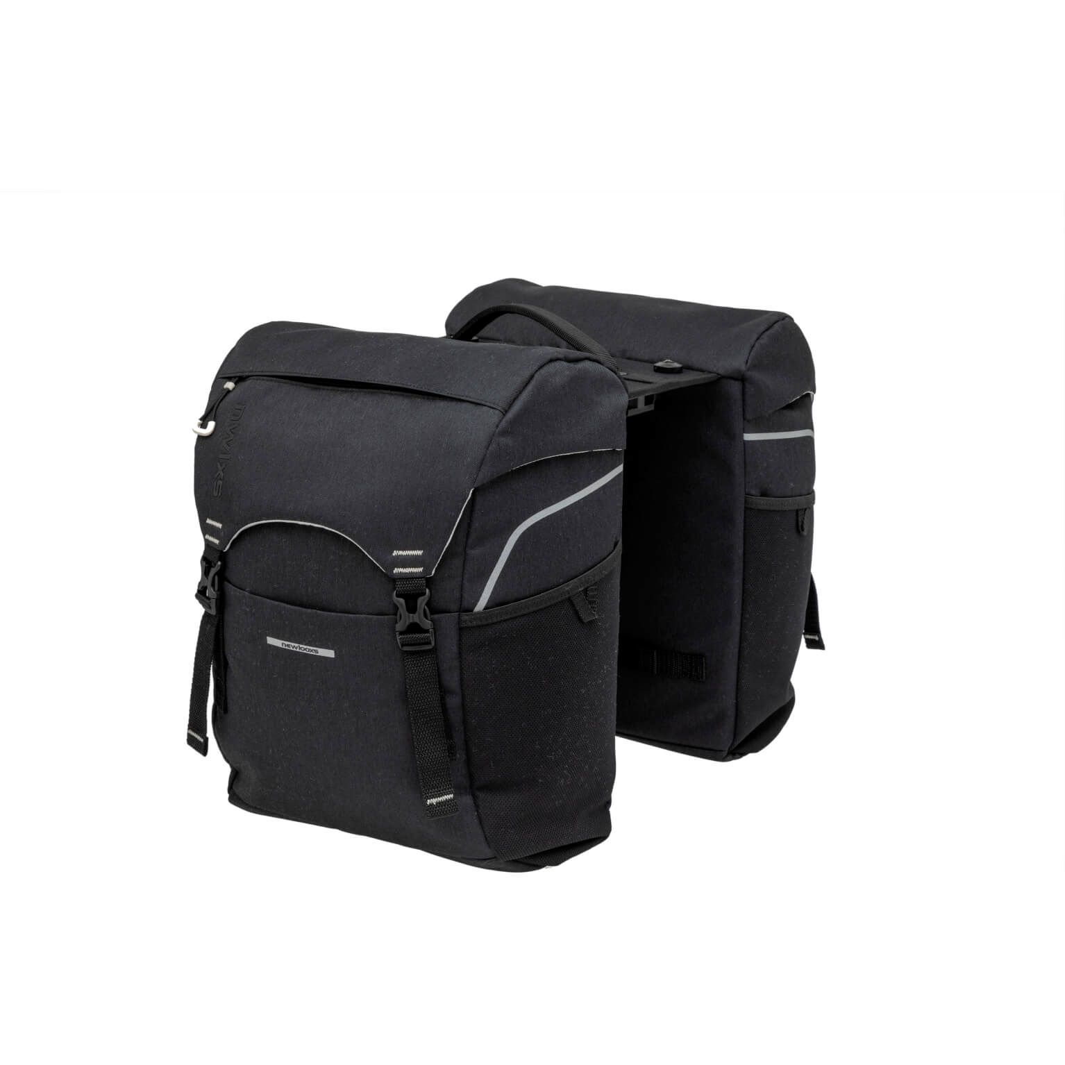 New Looxs fietstas dubbel Sports zwart MIK (8714827982600)
