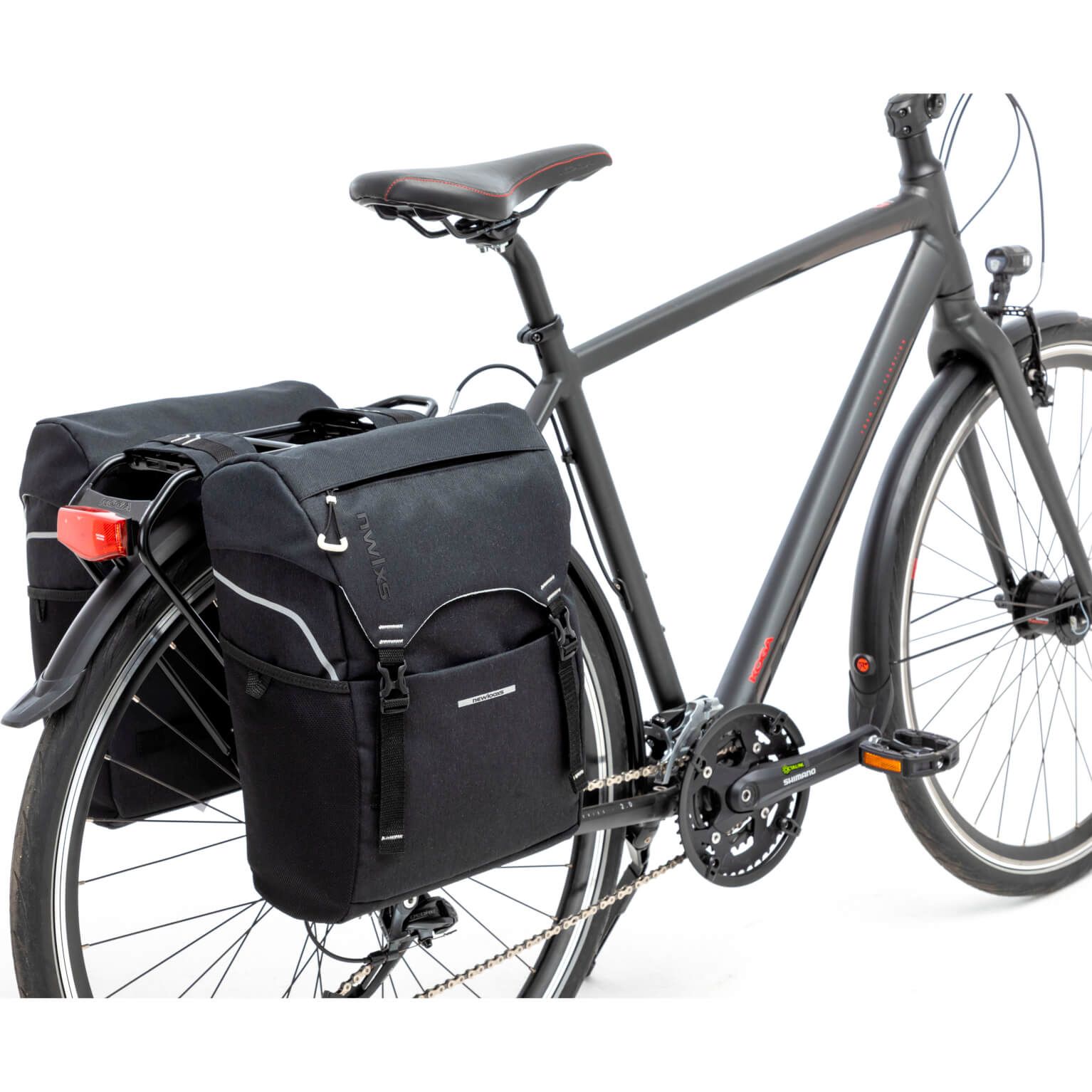 New Looxs fietstas dubbel Sports zwart (8714827982587)