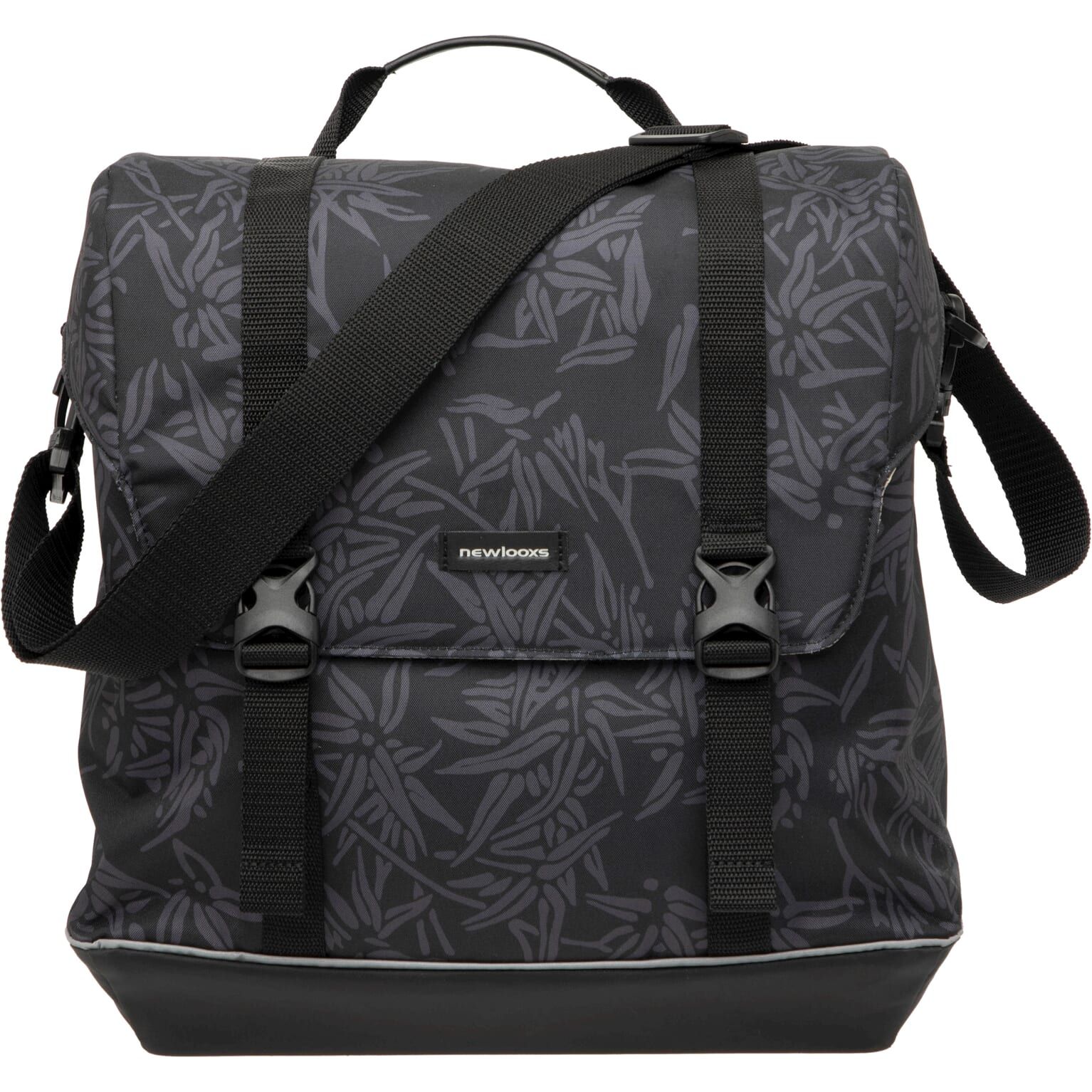 New Looxs enkele fietstas Alba bamboo black 21L (8714827983928)