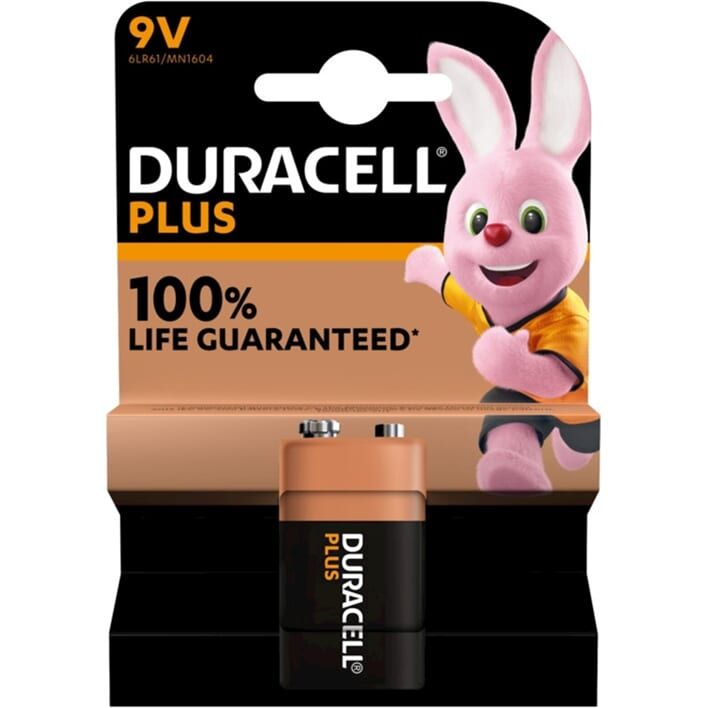 Duracell batterij Plus 100% extra life MN1604/6LR6 (5000394142190)