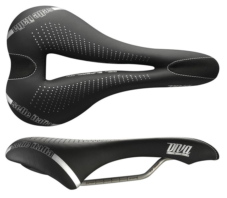 Selle italia Zadel Sit Diva Gel Superflow Ds L3 Zw (8030282498471)