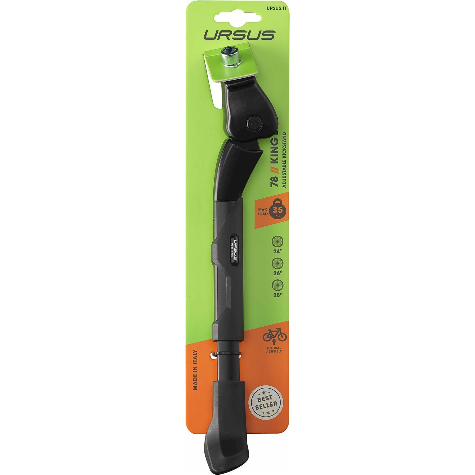 Ursus standaard King Evo verstelbaar zwart (8053677176631)