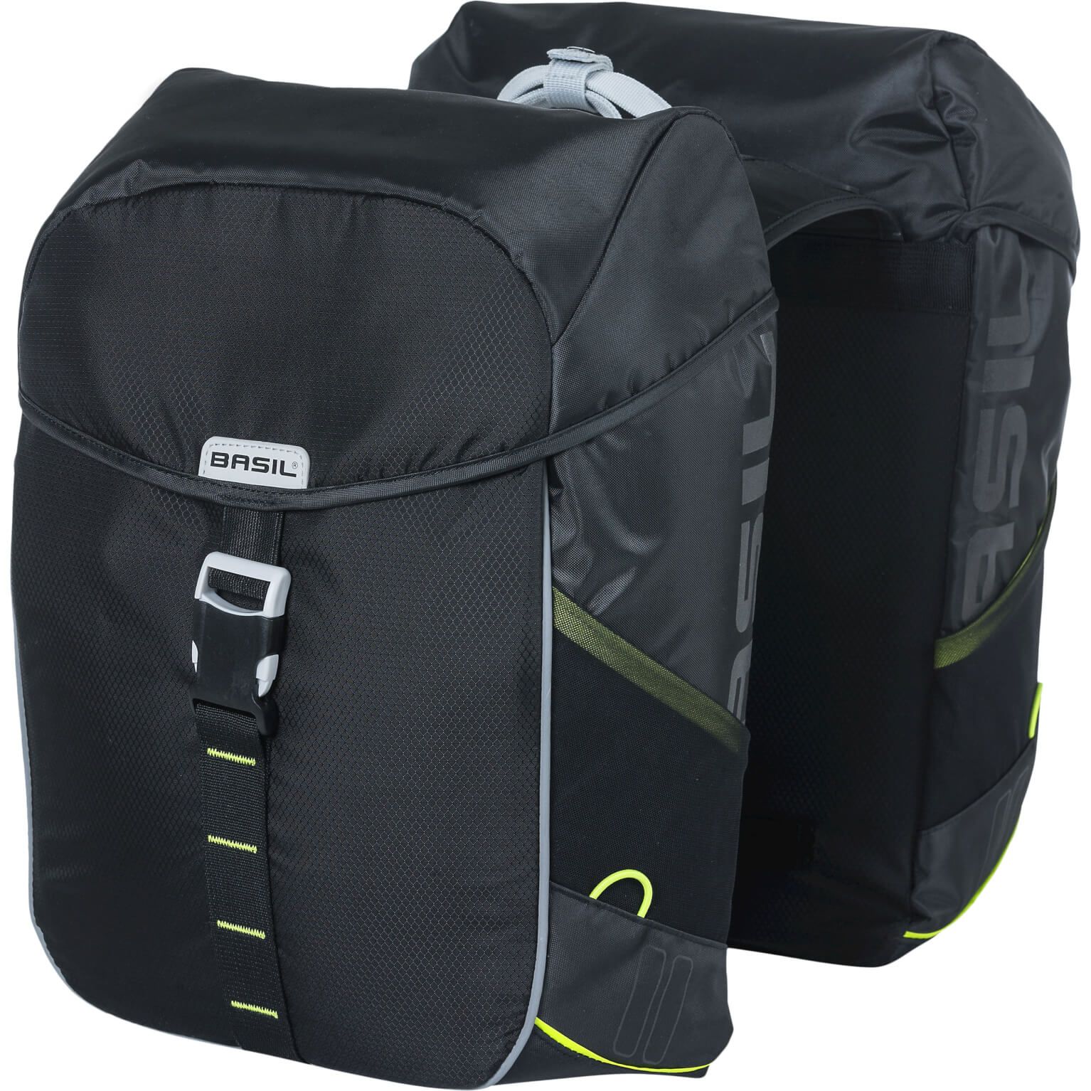 Basil dubb tas Miles black lime (8715019177514)